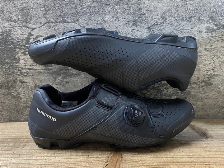 KB191 シマノ SHIMANO XC3 WIDE SH-XC300M L01 E ビンディングシューズ 2穴 BOA 黒 EU41
