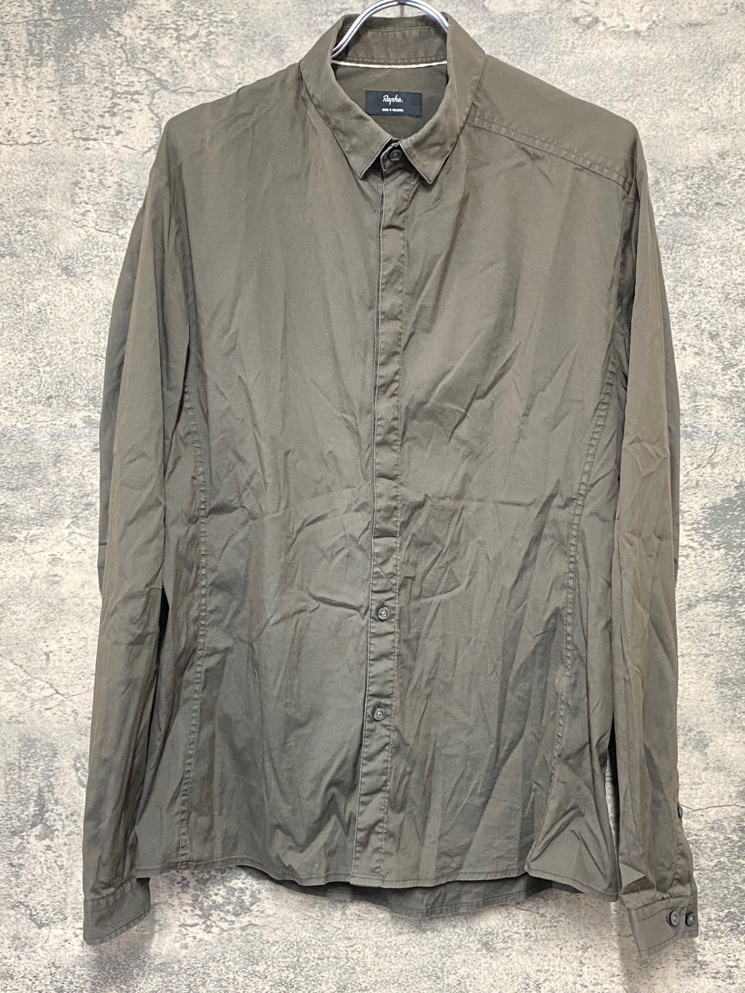 KI184 ラファ Rapha LONG SLEEVE SHIRT 長袖 シャツ ブラウン M