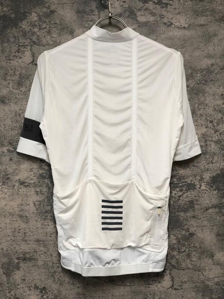 KK562 ラファ Rapha PRO TEAM JERSEY 半袖 サイクルジャージ 白 S