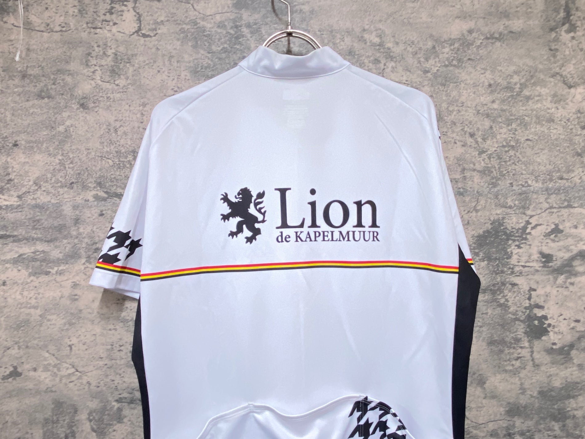 Lion de KAPELMUUR 半袖ジャージ size:WL 白 KA888 リオンドカペルミュール Lion de KAPELMUUR 半袖 サイクル