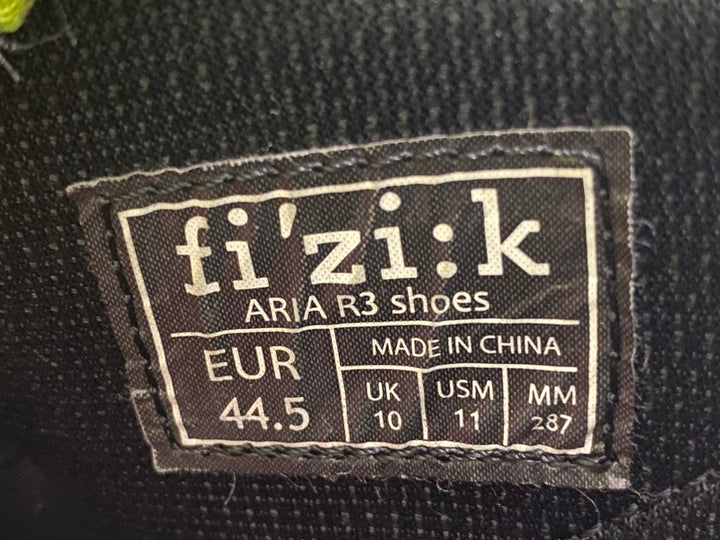 KG701 フィジーク fizik ARIA R3 ビンディングシューズ 黒黄 EU44.5