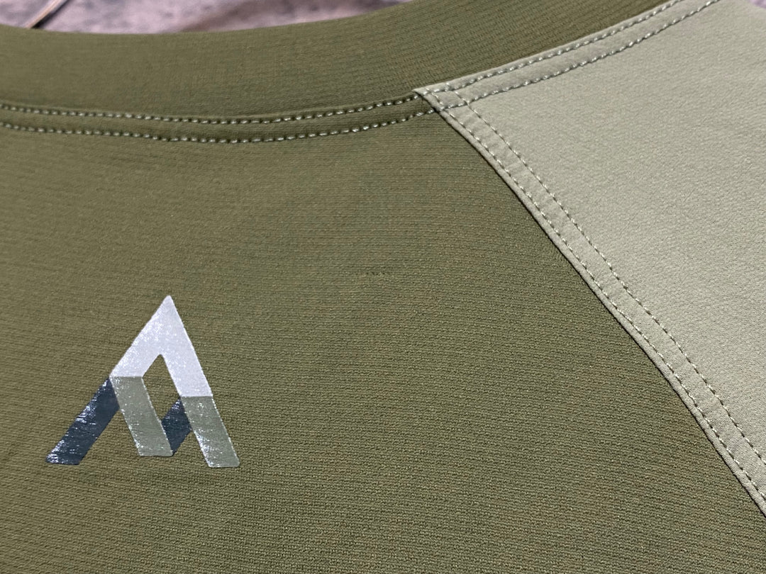 KQ728 セブンメッシュ 7MESH Tシャツ 長袖 緑 S