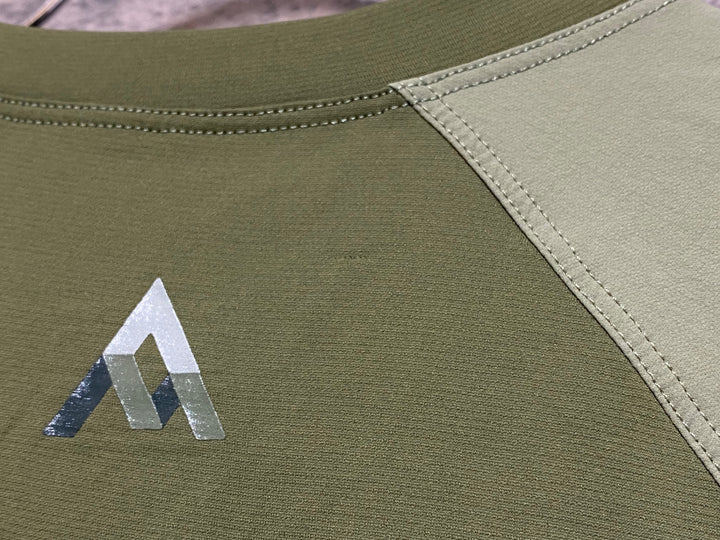 KQ728 セブンメッシュ 7MESH Tシャツ 長袖 緑 S