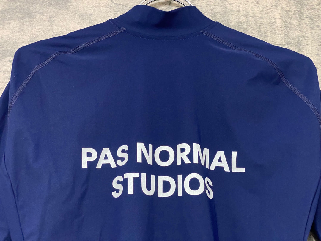 KJ295 パスノーマルスタジオ PAS NORMAL STUDIOS Essential Jersey 半袖 サイクルジャージ 青 S