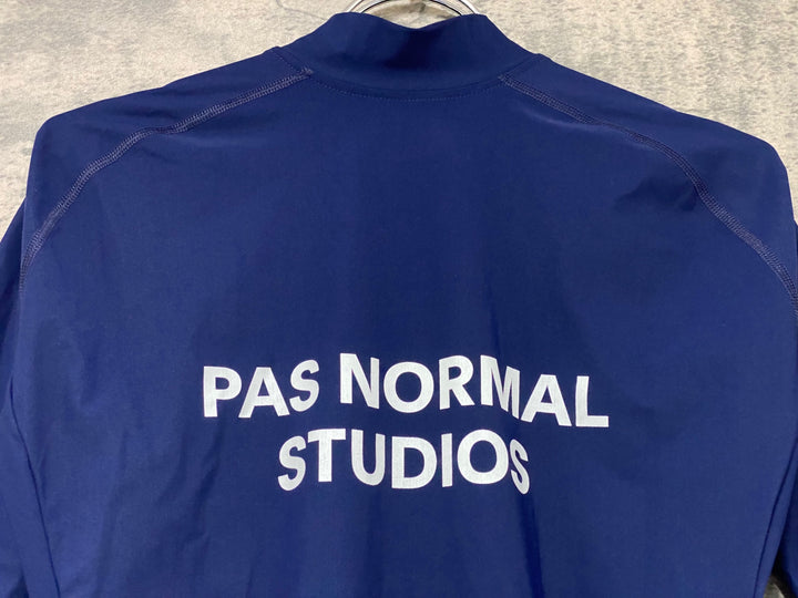 KJ295 パスノーマルスタジオ PAS NORMAL STUDIOS Essential Jersey 半袖 サイクルジャージ 青 S