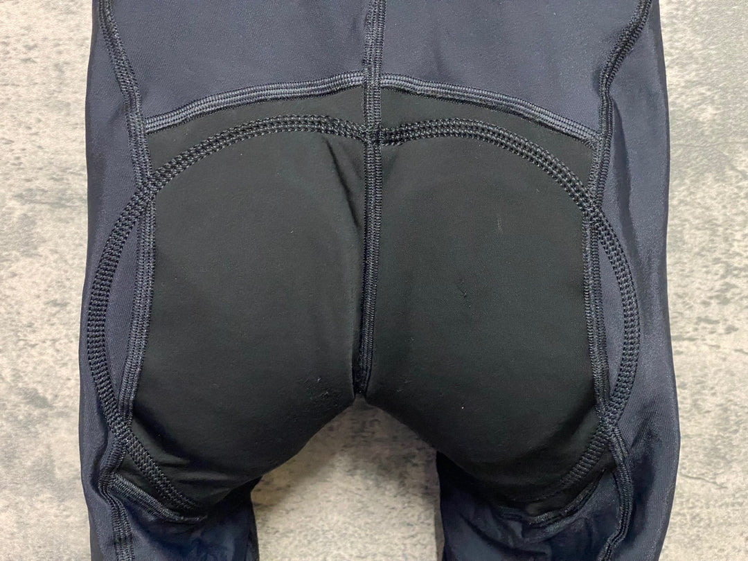 KI165 ラファ Rapha 3/4 BIB SHORTS ビブニッカー 黒 M 裏起毛 ※裾ゴム劣化