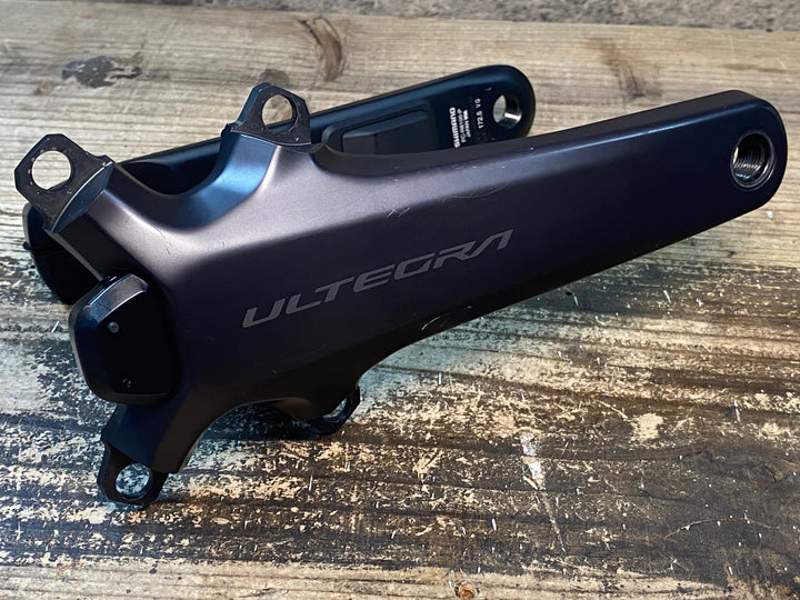 JE859 シマノ SHIMANO アルテグラ ULTEGRA FC-R8100-P クランクアーム パワーメーター 172.5mm 動作確認済 ※キャップ欠品