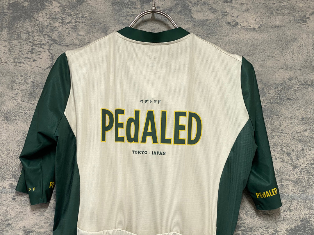 KG109 ペダレット PEdALED 半袖 サイクルジャージ 緑 M