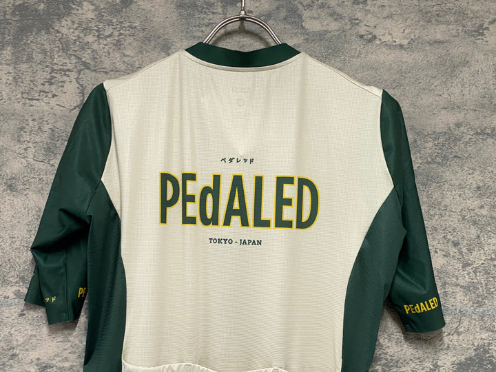 KG109 ペダレット PEdALED 半袖 サイクルジャージ 緑 M