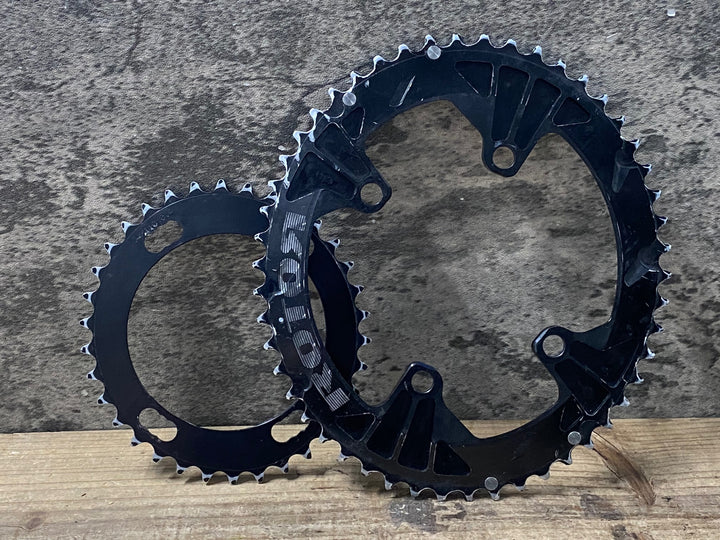 JK644 ローター ROTOR Q-RINGS チェーンリング 50/34T 楕円 BCD110 セット