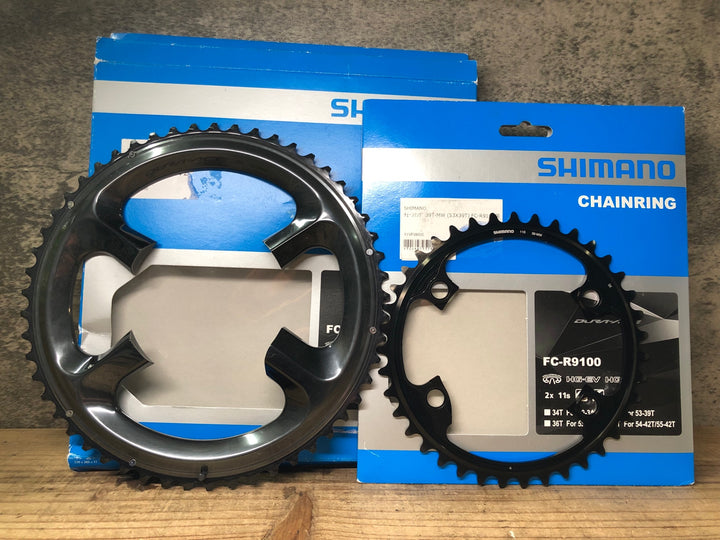 JK382 シマノ SHIMANO デュラエース DURA-ACE FC-R9100 チェーンリングセット 53/39T