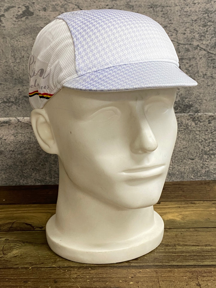 KM243 リオンドカペルミュール Lion de KAPELMUUR サイクルキャップ 白 ONE SIZE