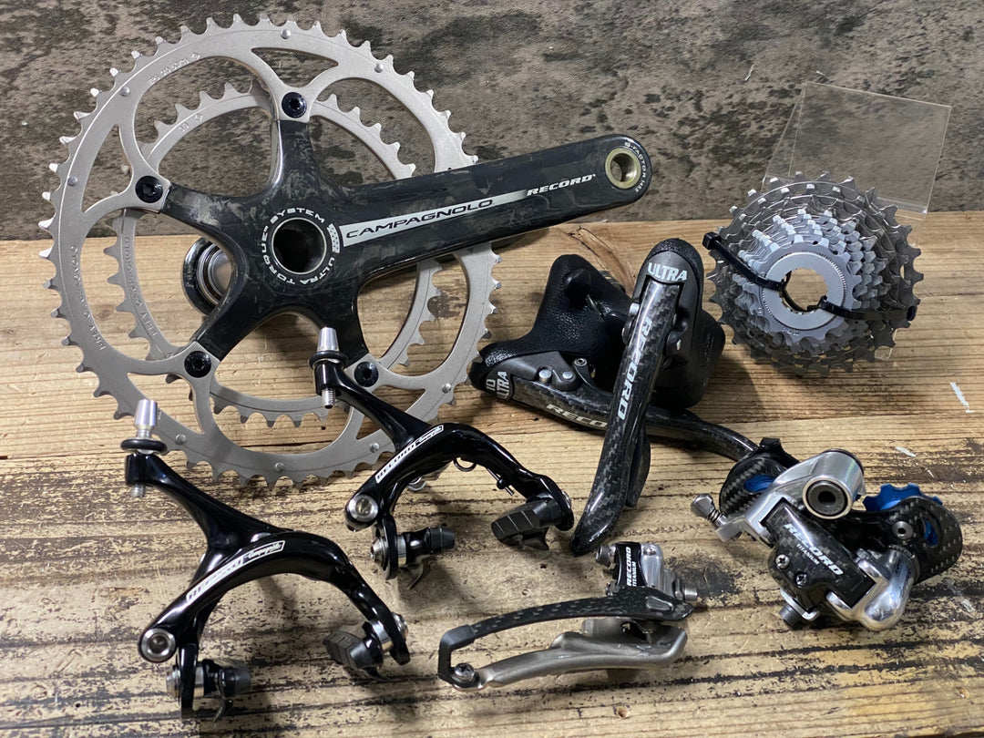 IF409 カンパニョーロ CAMPAGNOLO レコード RECORD TITANIUM 2x10s コンポーネントセット 53/39T 170mm 13-26T
