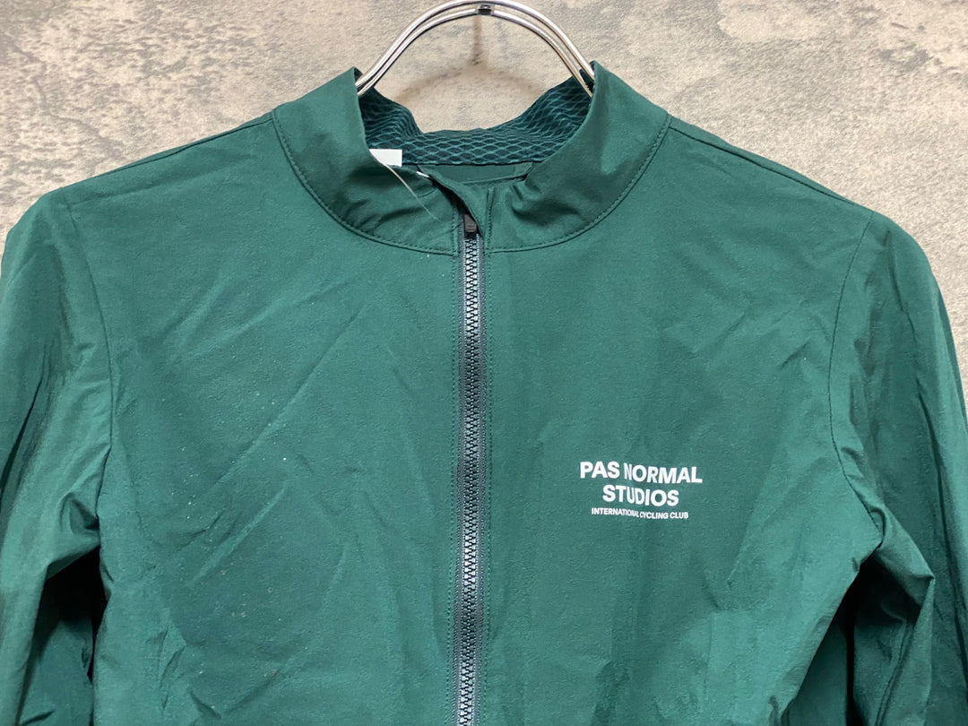 JN307 パスノーマルスタジオ PAS NORMAL STUDIOS 長袖 ウィンドブレーカー 緑 XS