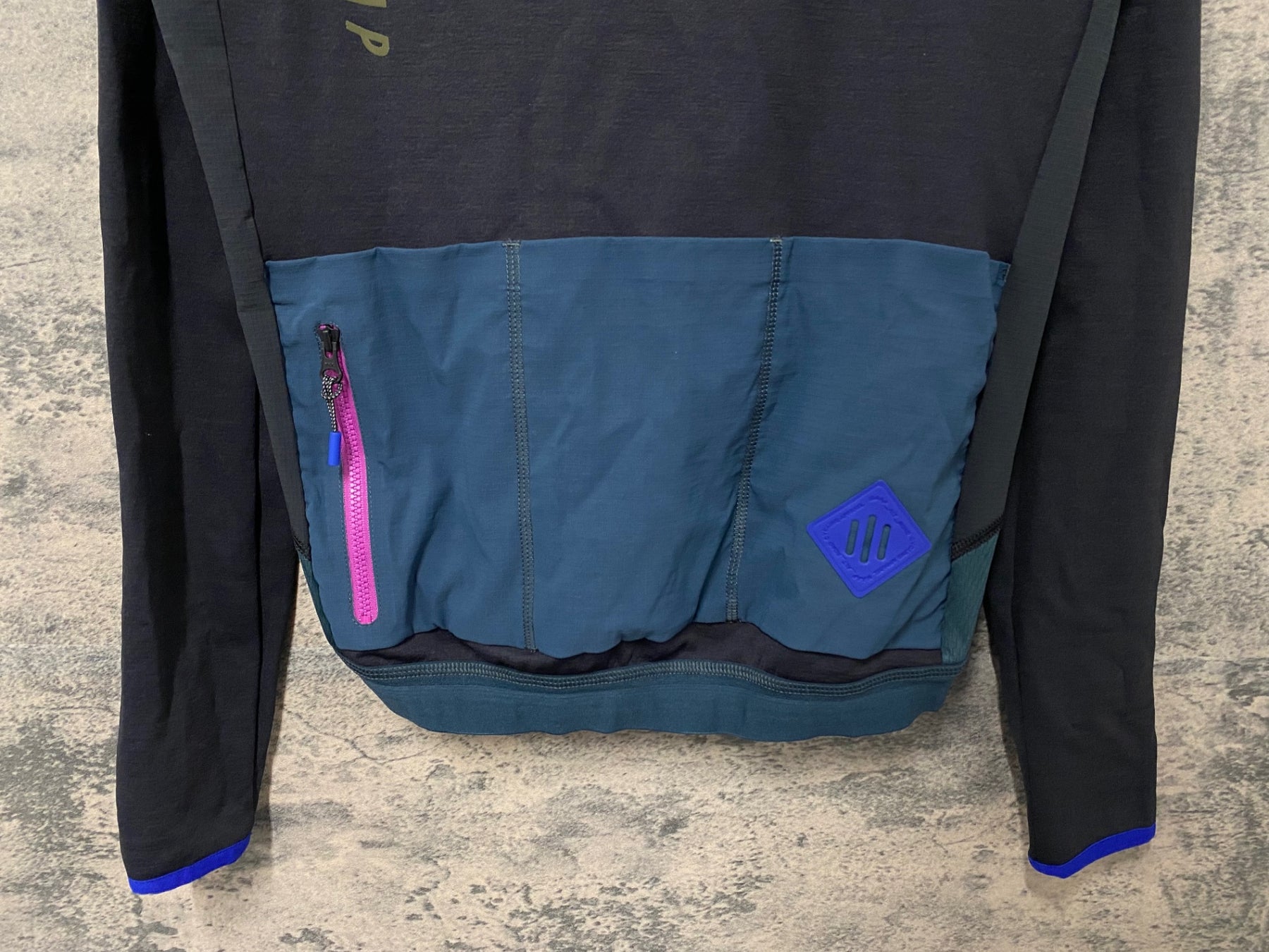 JF702 マープ MAAP Alt_Road LS Jersey 長袖サイクルジャージ 黒緑 S