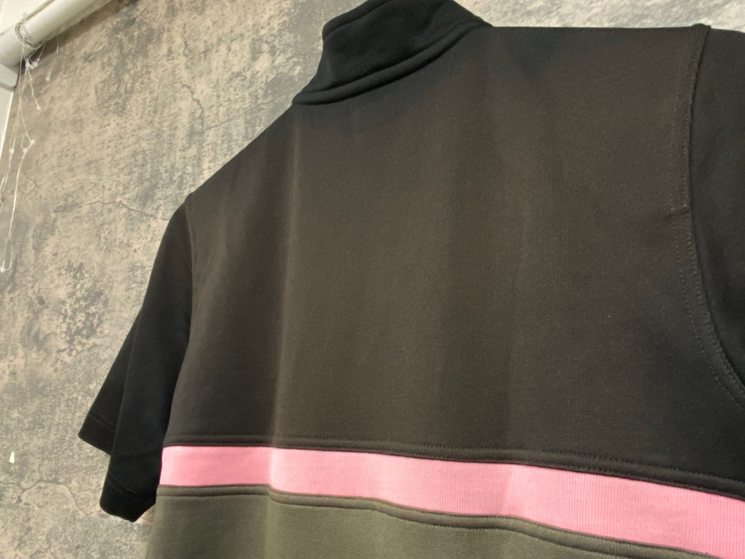 HZ799 ラファ Rapha クラブジャージ CLUB JERSEY 半袖 サイクルジャージ 黒 S ※色あせ