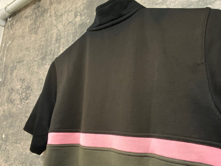 HZ799 ラファ Rapha クラブジャージ CLUB JERSEY 半袖 サイクルジャージ 黒 S ※色あせ