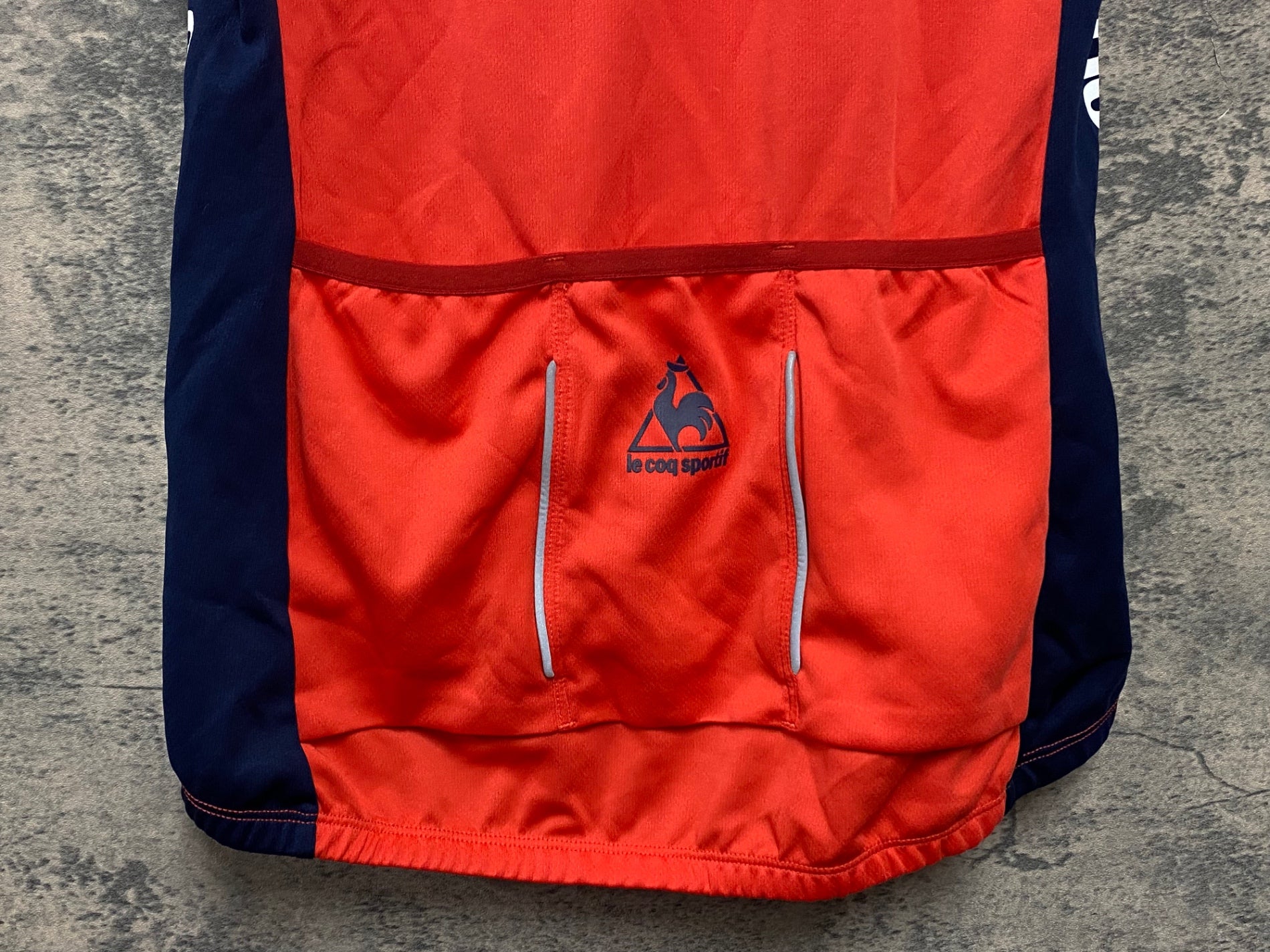 KJ956 ルコックスポルティフ le coq sportif 半袖 サイクルジャージ 赤