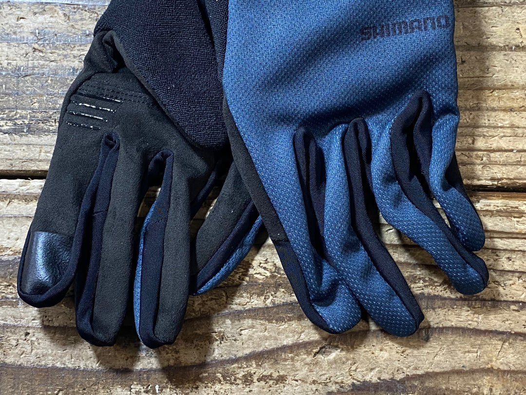 JW151 シマノ SHIMANO EXPLORER FF GLOVES Mサイズ ブルーグレー