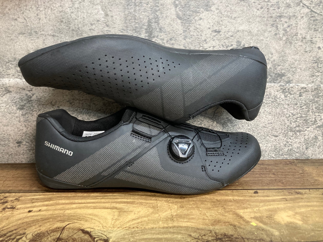 JZ983 シマノ SHIMANO RC3 SH-RC300M ビンディングシューズ 黒 EU43