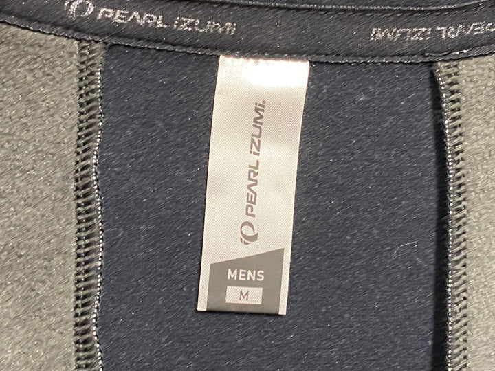 JG792 パールイズミ PEARL iZUMi 長袖 サイクルジャケット 白 黒 M 裏起毛