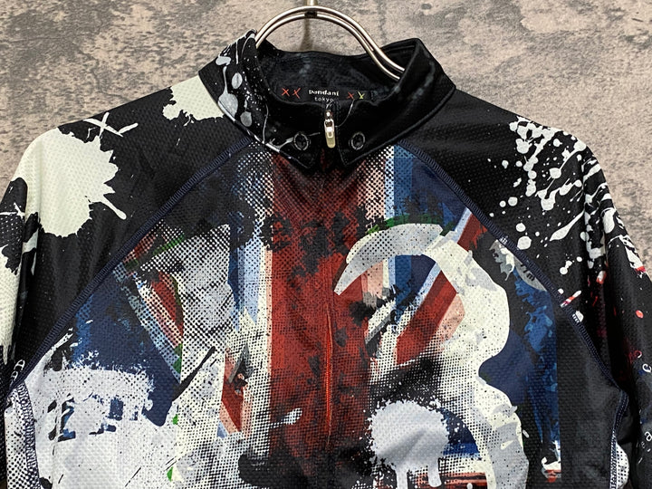 JR210 パンダーニ pandani 半袖サイクルジャージ 黒 S