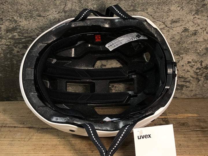 JT106 UVEX STRIDE SMU ヘルメット 56-59cm 白 タグあり 24年1月製造