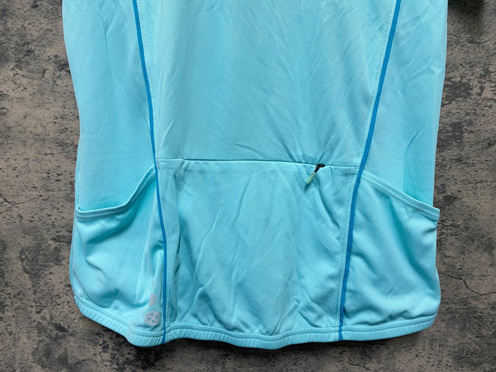 KK056 パールイズミ PEARL iZUMi 半袖 サイクルジャージ 青 XL スレ