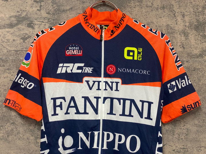 KK607 アレ ALE VINI FANTINI 半袖 サイクルジャージ オレンジ サイズ不明