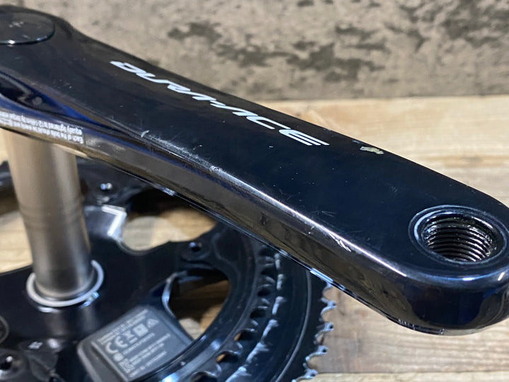 JY266 シマノ SHIMANO デュラエース DURA-ACE FC-R9100-P パワーメーター クランクセット 55/42T 170mm 接続確認済
