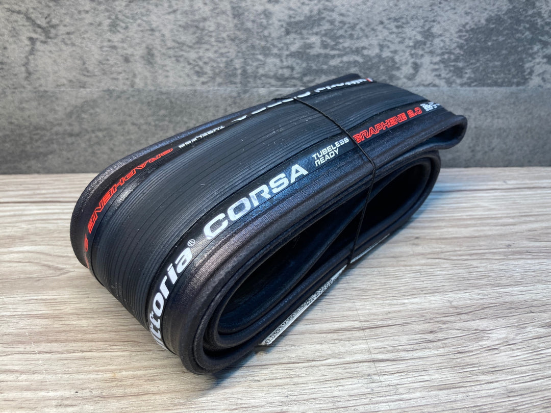 JK161 ヴィットリア vittoria コルサ CORSA GRAPHENE 2.0 チューブレスレディ タイヤ 700x25c 未使用