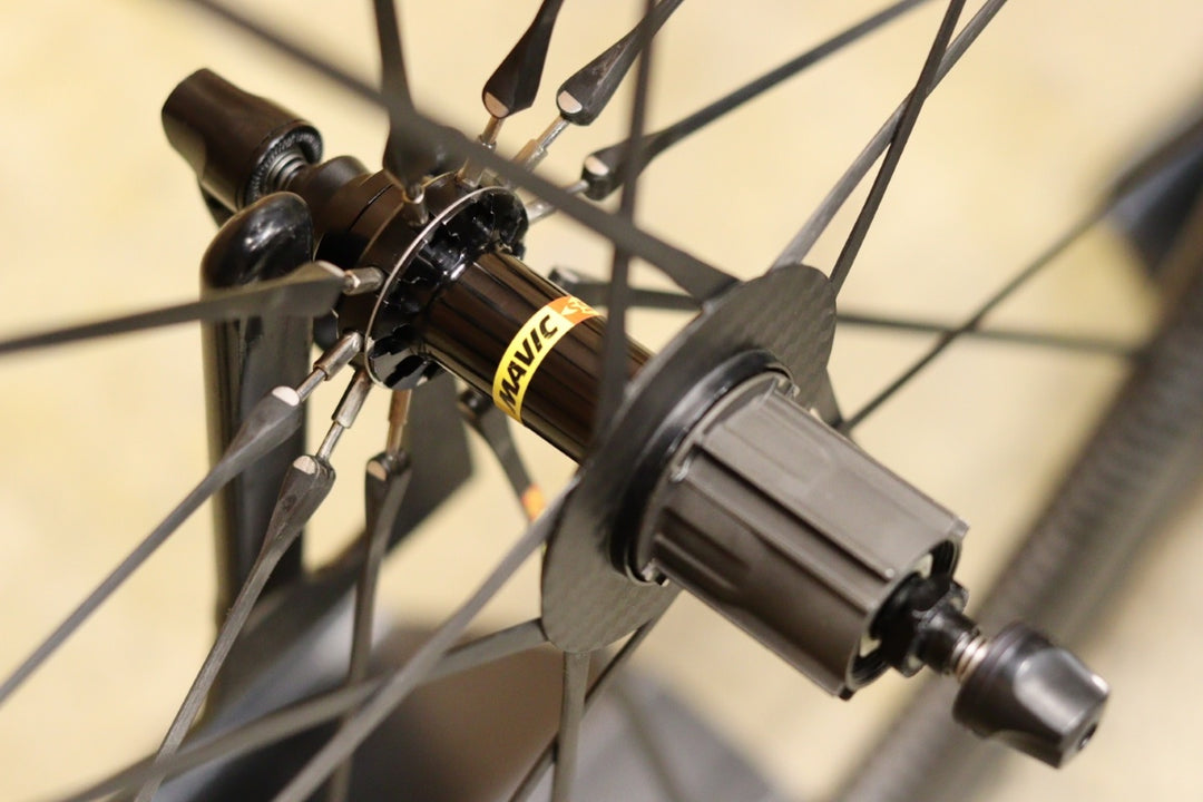 マヴィック MAVIC コスミック アルチメイト COSMIC ULTIMATE チューブラー カーボン ホイールセット カンパ12/11S 【立川店】