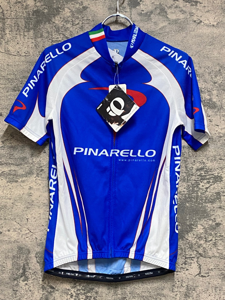 KN965 パールイズミ PEARL iZUMi 半袖 サイクルジャージ 青白 L Pinarello
