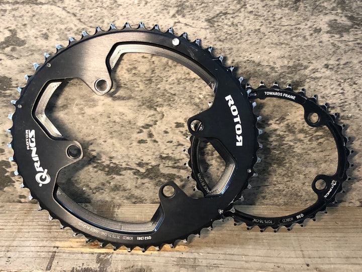JR074 ローター ROTOR 楕円 チェーンリング セット 4ARM PCD110 52/36T