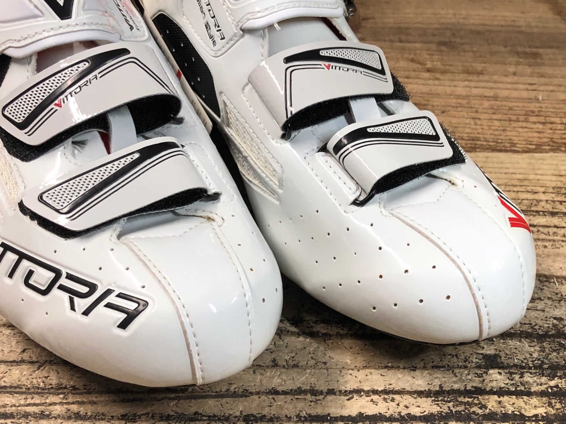 JU320 ヴィットリア Vittoria SPEED ビンディングシューズ 白 EU41 1/2