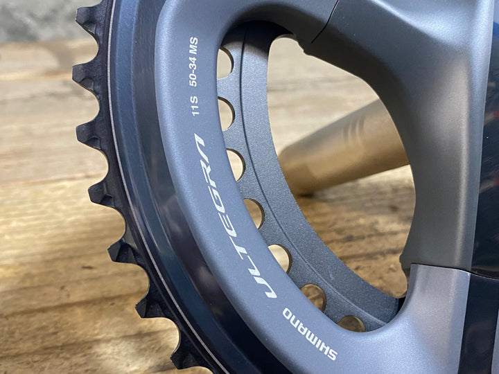 KE622 シマノ SHIMANO アルテグラ ULTEGRA FC-R8000 クランクセット 165mm 50/34T 刻印TC ※検査対象外