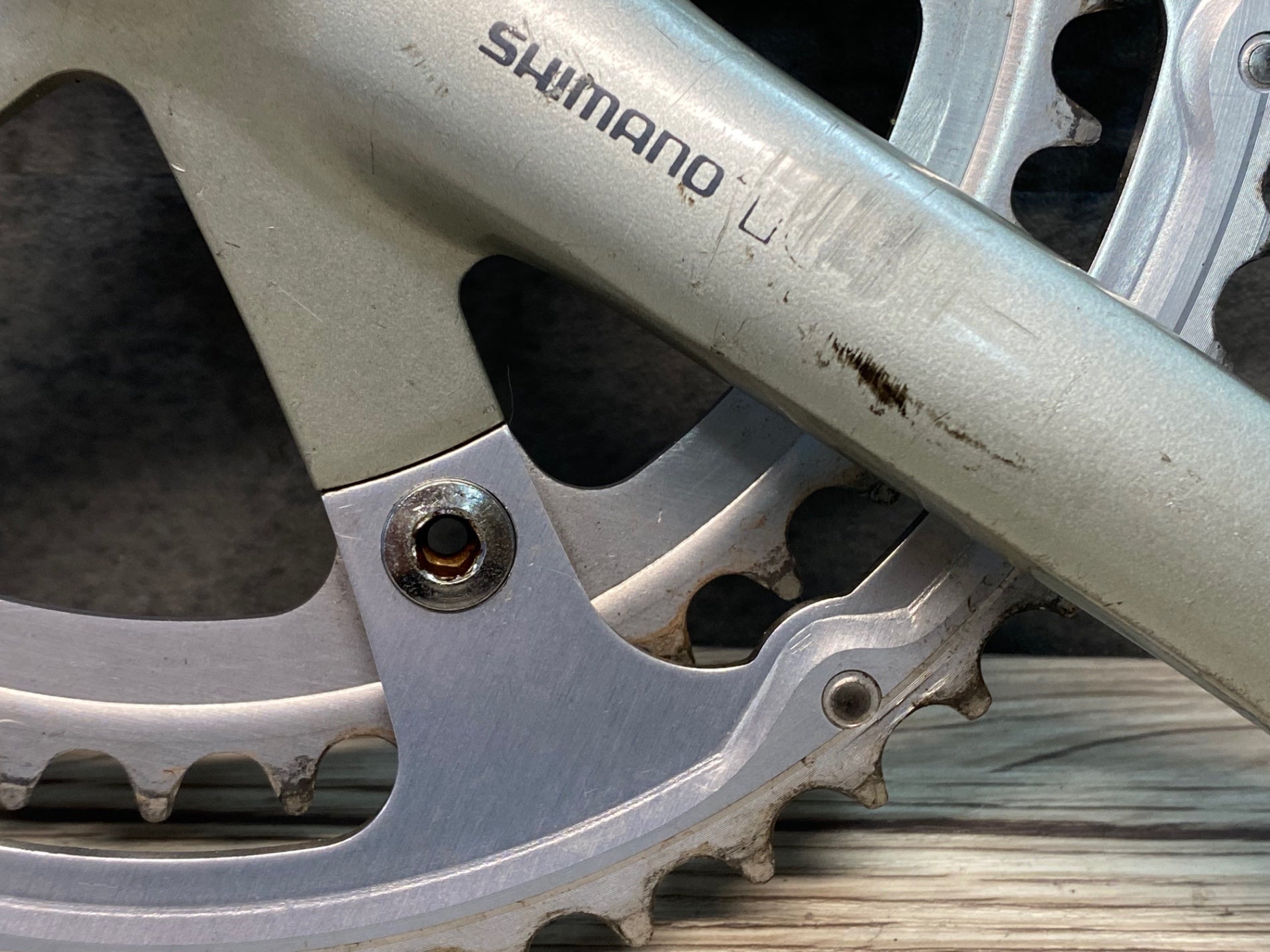SHIMANO 105 1055-1056クランクパーツセット美品 Shimano 105 1056 Groupset: 175mm Crank - Front/Rear Derailleur