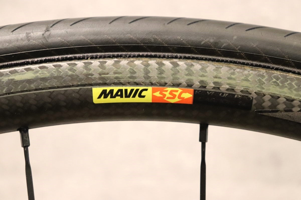 マヴィック MAVIC キシリウム Ksyrium Pro Carbon SL T カーボン チューブラー ホイールセット シマノ 12/11S  【さいたま浦和店】