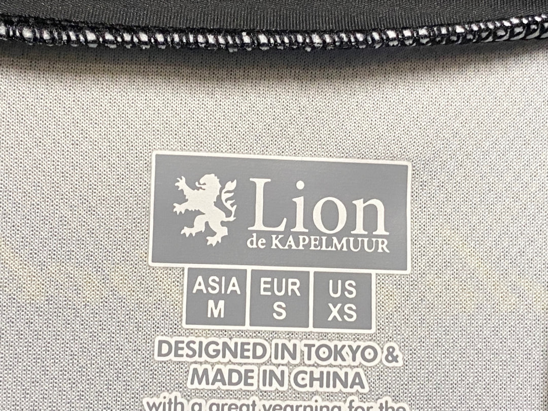 KM236 リオンドカペルミュール Lion de KAPELMUUR 長袖 サイクルジャージ グレー ASIA M 裏起毛