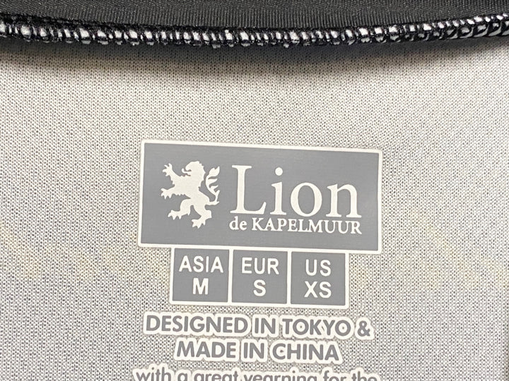 KM236 リオンドカペルミュール Lion de KAPELMUUR 長袖 サイクルジャージ グレー ASIA M 裏起毛