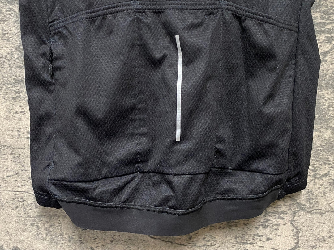 KC598 シマノ SHIMANO 半袖 サイクルジャージ 白黒 ASIA M