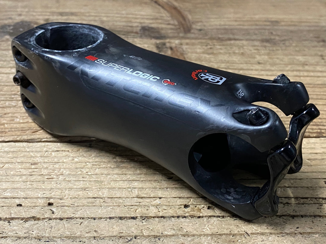 KG433 リッチー RITCHEY SUPER LOGIC カーボンステム 黒 Φ31.8 90mm サビ クリア浮き