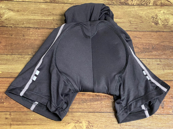 JK846 カステリ castelli サイクルスカート パッド付 黒 XS レディース 擦れあり