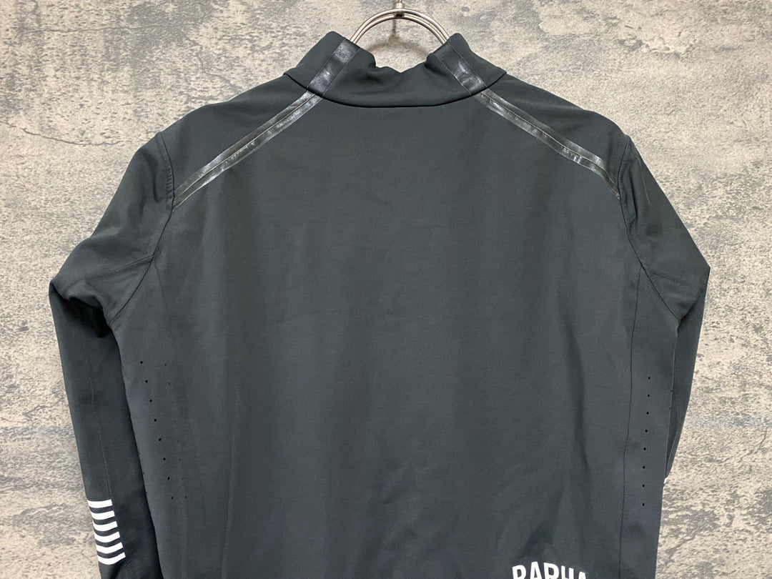 KI007 ラファ Rapha PRO TEAM SOFTSHELL JACKET 長袖 サイクルジャケット グレー M