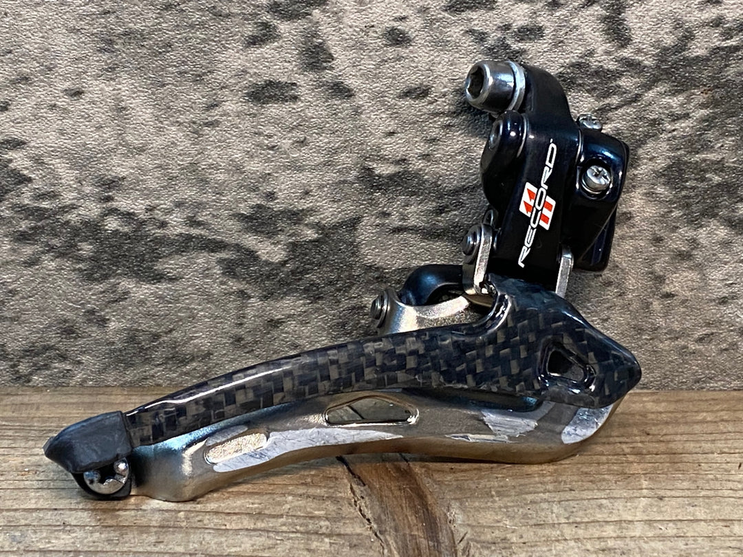 JJ140 カンパニョーロ CAMPAGNOLO レコード RECORD FD11-RE2B フロントディレイラー 直付 ※取付ボルト欠品