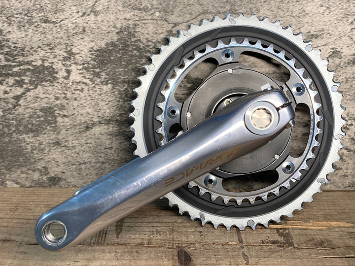 JL182 シマノ SHIMANO デュラエース DURA-ACE FC-7800 クランクセット 53/39T 172.5mm SRM 25TH パワーメーター付き ※接続未確認のためジャンク