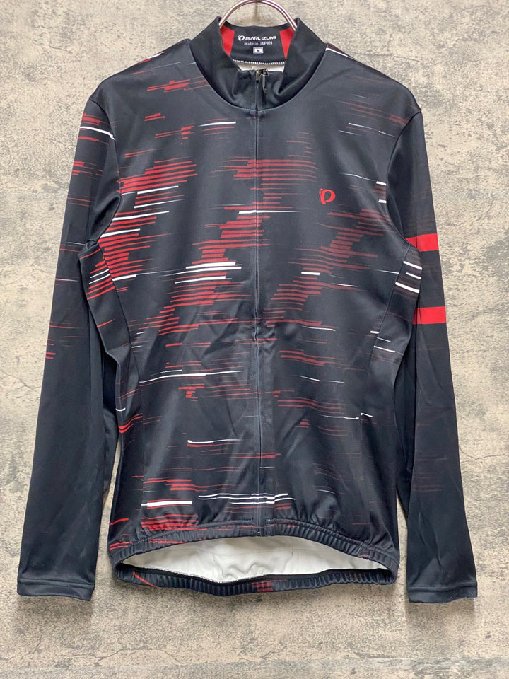 KC269 パールイズミ PEARL iZUMi 長袖 サイクルジャージ 黒 M 裏起毛 THERMODRESS NEO