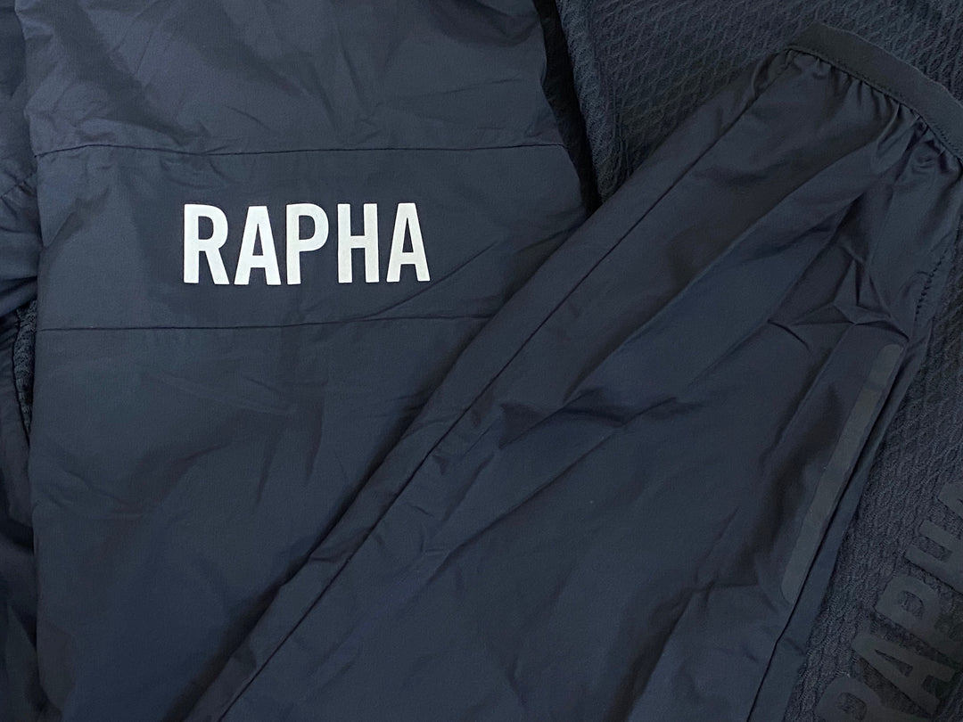 KM410 ラファ Rapha PRO TEAM LIGHTWEIGHT WIND JACKET 長袖 ウィンドブレーカー 黒 S