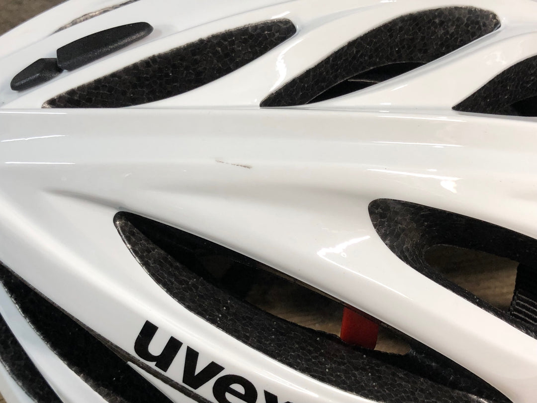 JU327 ウベックス uvex boss race ヘルメット 白 55-60cm 2023/02製造