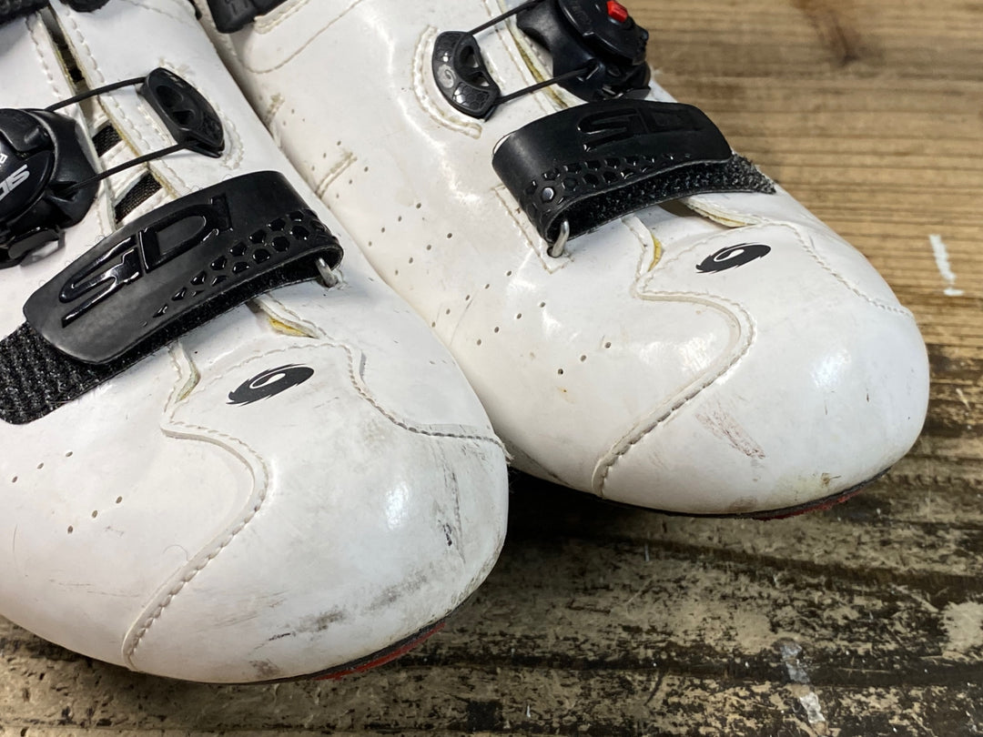 JW174 シディ SIDI ERGO5 MEGA ビンディングシューズ 白 EU43 3穴